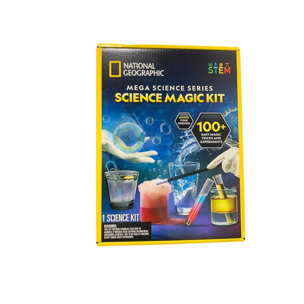 National Geographic Mega Science Series Science Magic Kit 100+ Experiments STEM